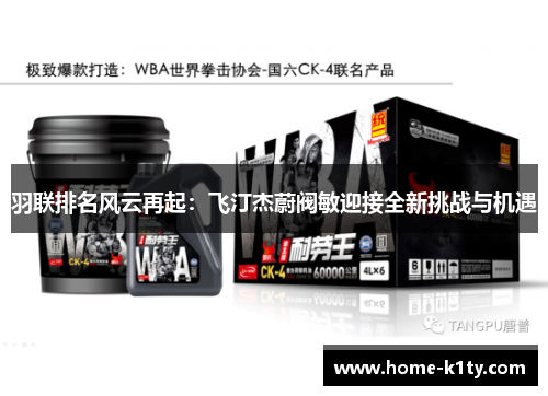 羽联排名风云再起：飞汀杰蔚阀敏迎接全新挑战与机遇